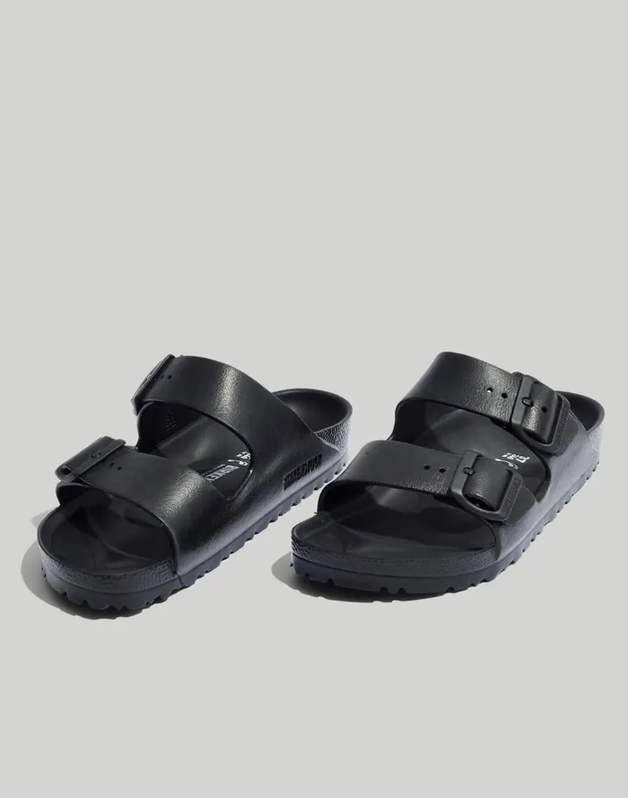 Women Sandals Madewell Birkenstock Arizona EVA Sandals True Black