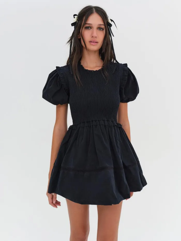 Women Sandy Mini Dress Black For Love and Lemons Dresses
