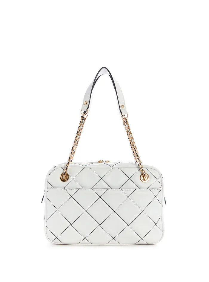Women Satchel GUESS White Multi Cessily Shoulder Bag Women Satchel GUESS White Multi Cessily Shoulder Bag
