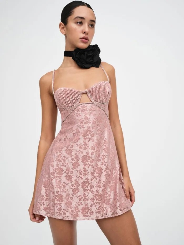 Women Shai Mini Dress Pink For Love and Lemons Dresses