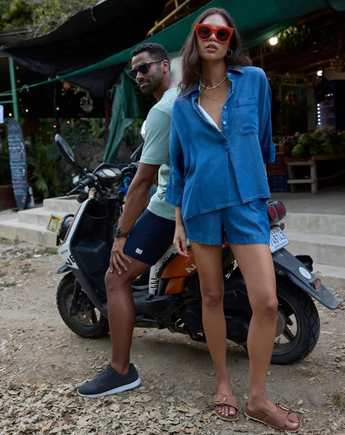 Women Shirts and Tops TravisMathew OLD HAVANA TOP Copen Blue
