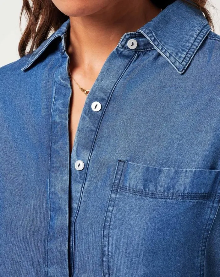 Women Shirts and Tops TravisMathew OLD HAVANA TOP Copen Blue