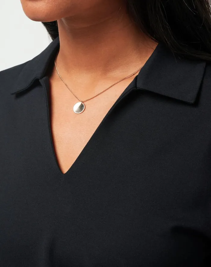 Women Shirts and Tops TravisMathew SPA DAY FRIDAY PONTE TOP Black Women Shirts and Tops TravisMathew SPA DAY FRIDAY PONTE TOP Black