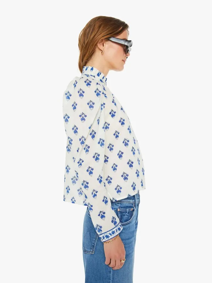 Women Shirts Mother Denim Artemis Shirt Indigo Bhutti