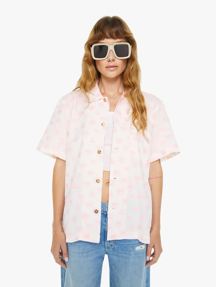 Women Shirts Mother Denim St Tropez Shirt White natural