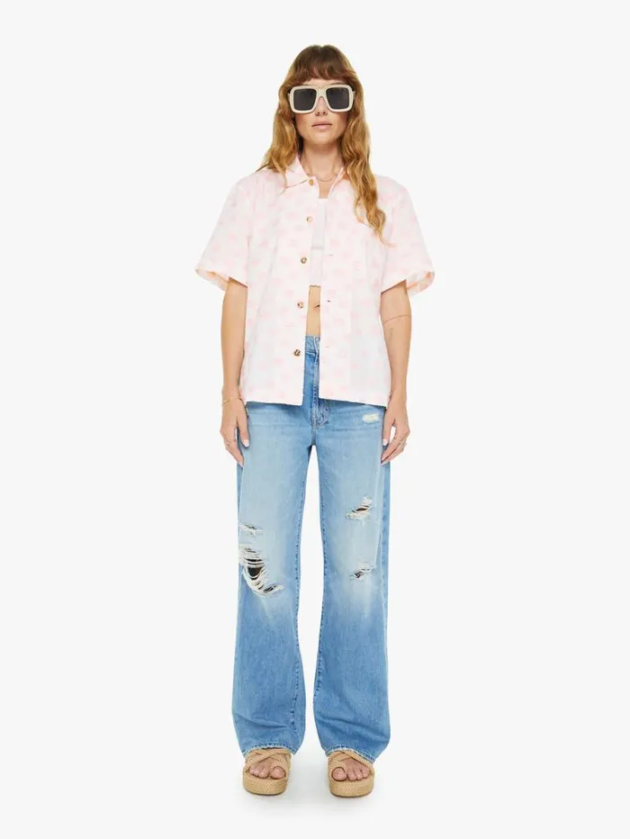 Women Shirts Mother Denim St Tropez Shirt White natural