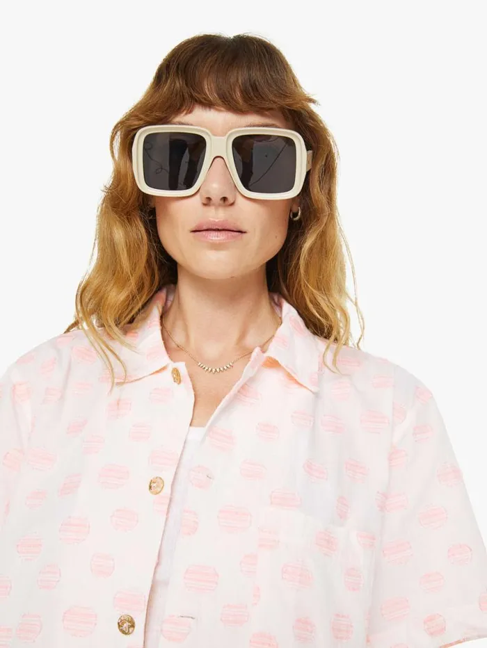 Women Shirts Mother Denim St Tropez Shirt White natural