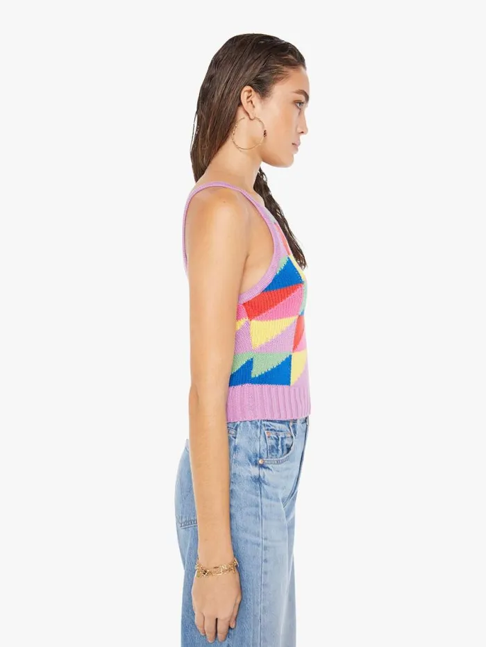 Women Shirts Mother Denim The Band Wagon Tank Purple