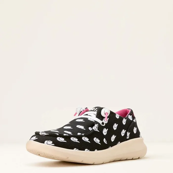Women Shoes and Sneakers Ariat Hilo Doodle Shoe Midnight Cowboy Hat