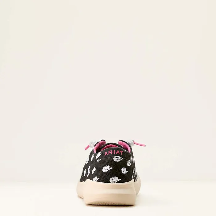 Women Shoes and Sneakers Ariat Hilo Doodle Shoe Midnight Cowboy Hat