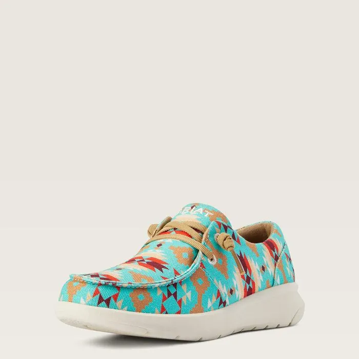 Women Shoes and Sneakers Ariat Hilo Turquoise Saddle Blanket