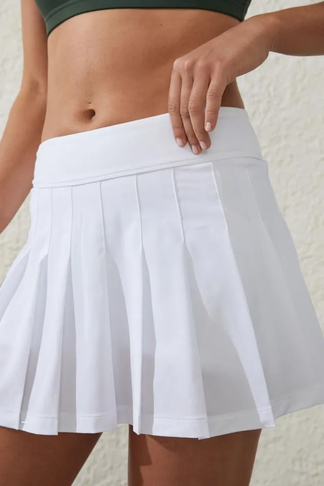Women Shorts and Skirts Cotton On Ultra Soft Pleat Skirt White