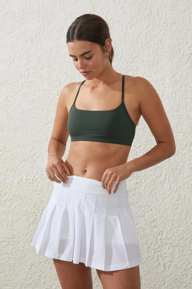 Women Shorts and Skirts Cotton On Ultra Soft Pleat Skirt White
