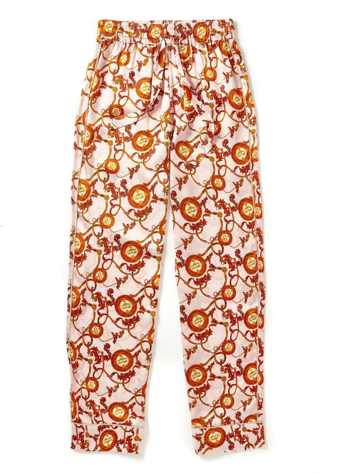 Women Silk Pyjama Trouser Blush Holland Cooper Sleepwear