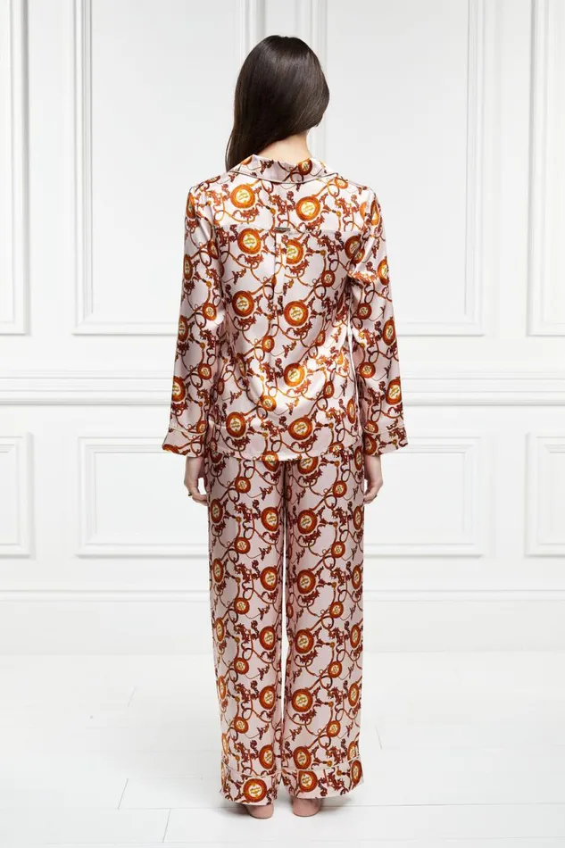 Women Silk Pyjama Trouser Blush Holland Cooper Sleepwear