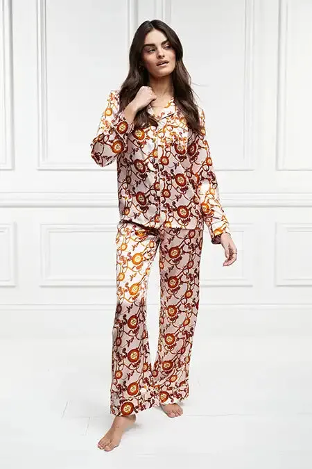 Women Silk Pyjama Trouser Blush Holland Cooper Sleepwear