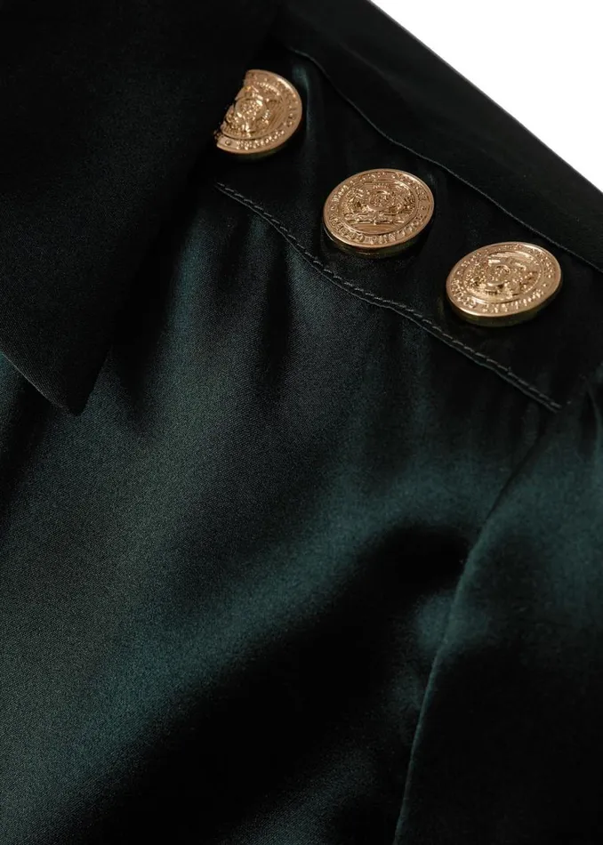 Women Silk VNeck Blouse Emerald Holland Cooper Shirts and Blouses Women Silk VNeck Blouse Emerald Holland Cooper Shirts and Blouses