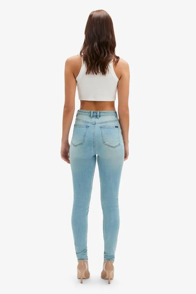 Women Skinny Jean Bardot Khloe Super High Tall Jeans In Mid Blue Mid Blue Women Skinny Jean Bardot Khloe Super High Tall Jeans In Mid Blue Mid Blue