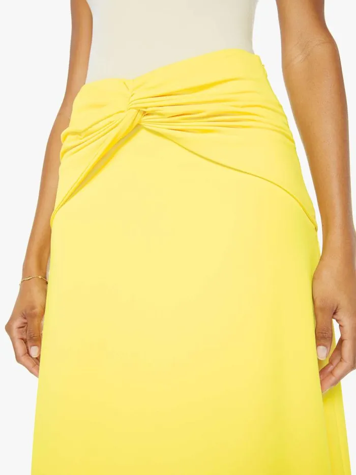 Women Skirts and Dresses Mother Denim Noel Long Skirt Yellow