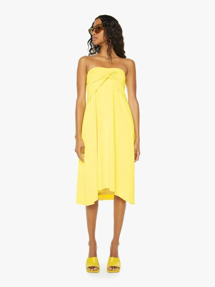 Women Skirts and Dresses Mother Denim Noel Long Skirt Yellow