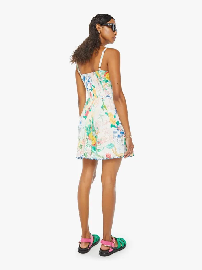 Women Skirts and Dresses Mother Denim The Butterfly Kisses Blue turquoiseaqua