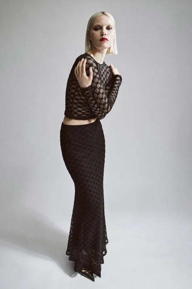 Women Skirts Bardot Adoni Mid Rise Maxi Skirt In Black Black