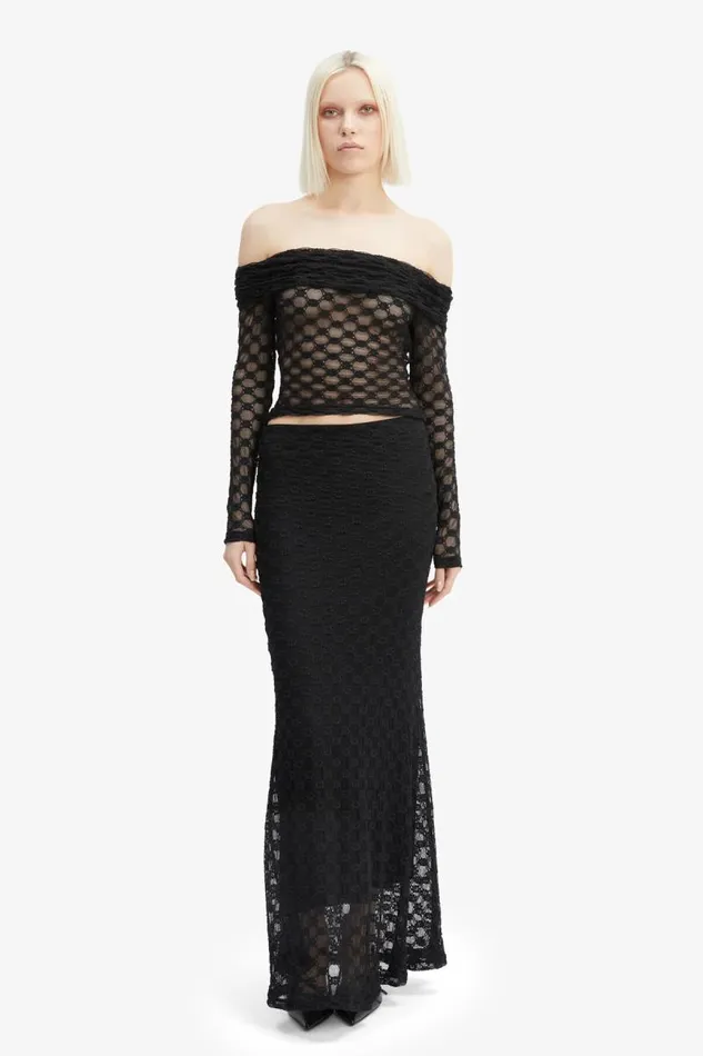 Women Skirts Bardot Adoni Mid Rise Maxi Skirt In Black Black Women Skirts Bardot Adoni Mid Rise Maxi Skirt In Black Black