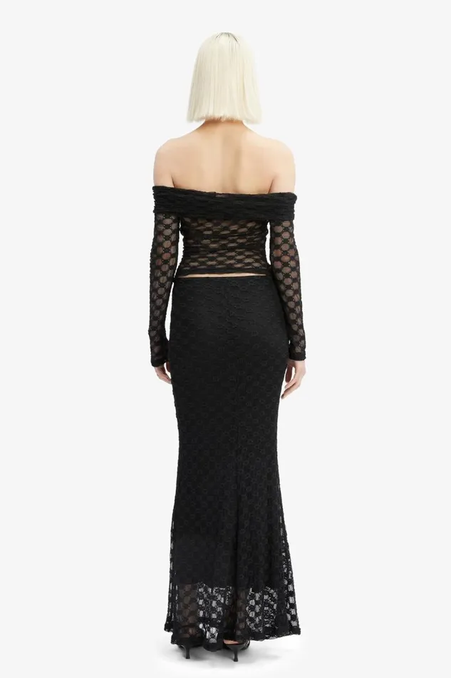 Women Skirts Bardot Adoni Mid Rise Maxi Skirt In Black Black Women Skirts Bardot Adoni Mid Rise Maxi Skirt In Black Black