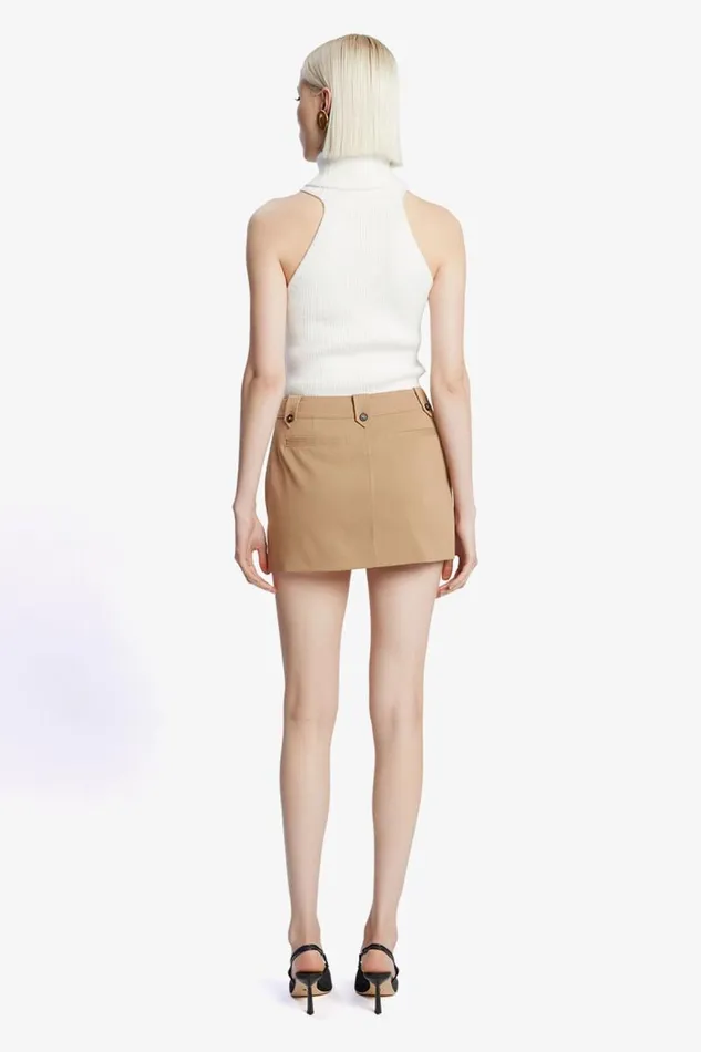 Women Skirts Bardot Jadey Mid Rise Mini Skirt In Camel Camel Women Skirts Bardot Jadey Mid Rise Mini Skirt In Camel Camel