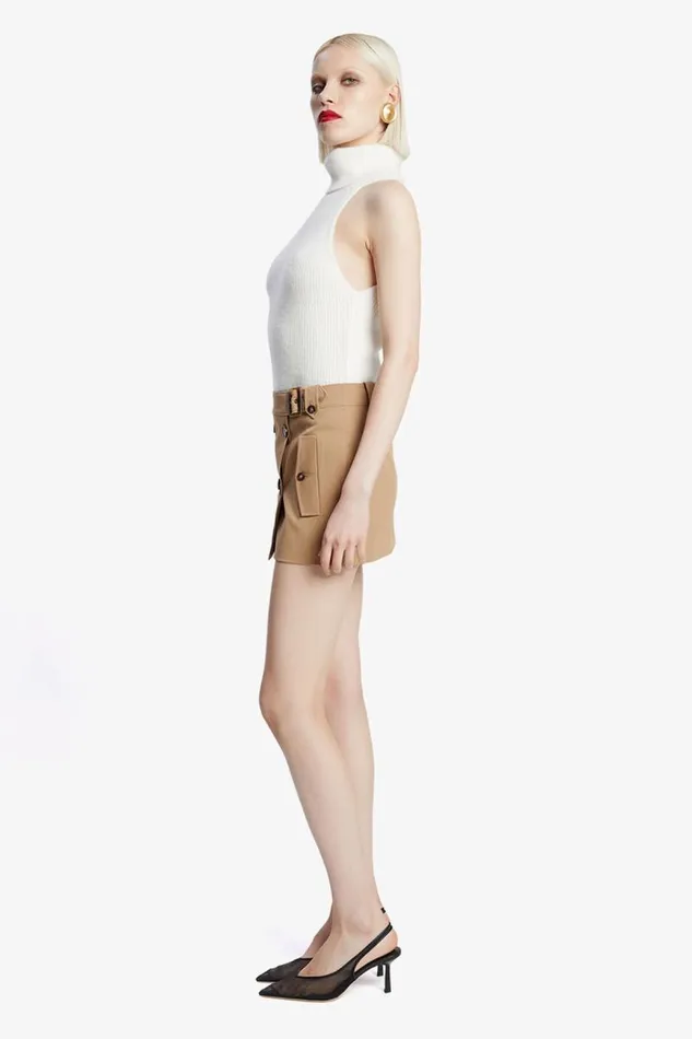 Women Skirts Bardot Jadey Mid Rise Mini Skirt In Camel Camel Women Skirts Bardot Jadey Mid Rise Mini Skirt In Camel Camel
