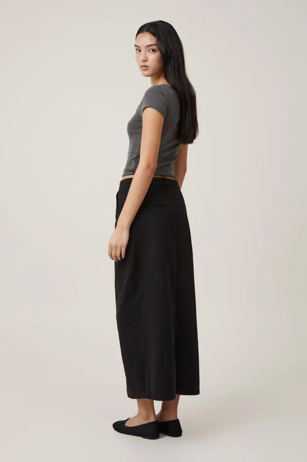 Women Skirts Cotton On Ryder Utility Maxi Skirt Black