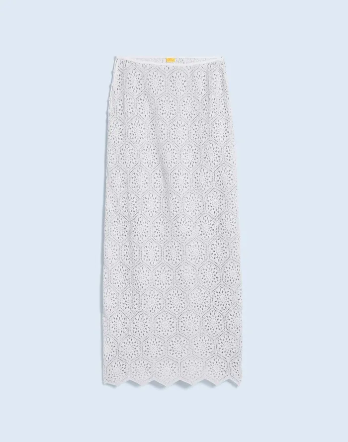 Women Skirts Madewell Agua Bendita Tove Skirt Cream