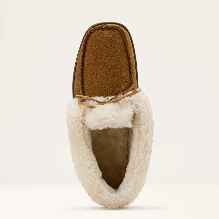 Women Slippers Ariat Moccasin Bootie Slipper Brown