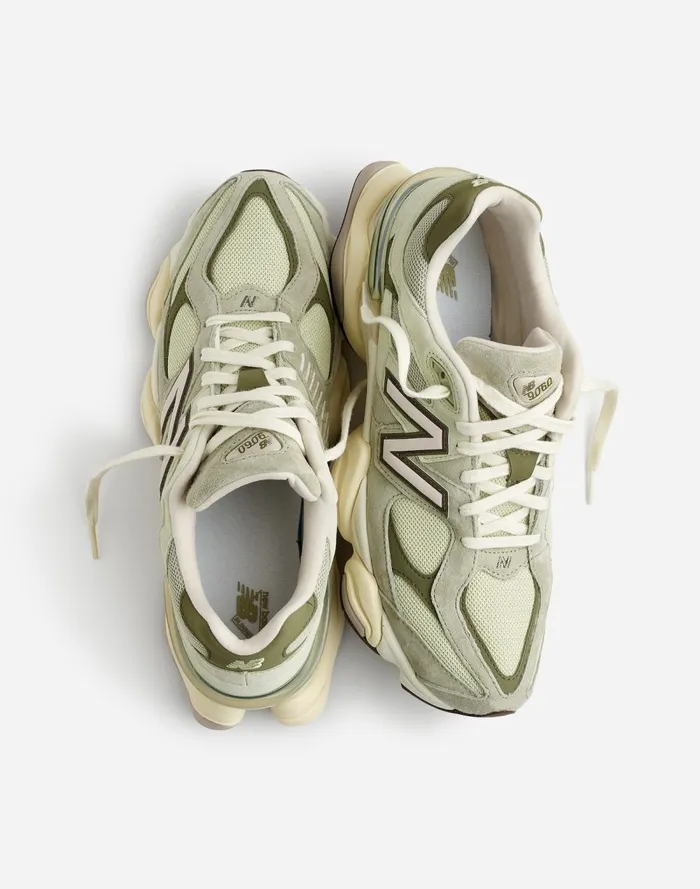 Women Sneakers Madewell New Balance Unisex 9060 Sneakers Olivine Lichen Green