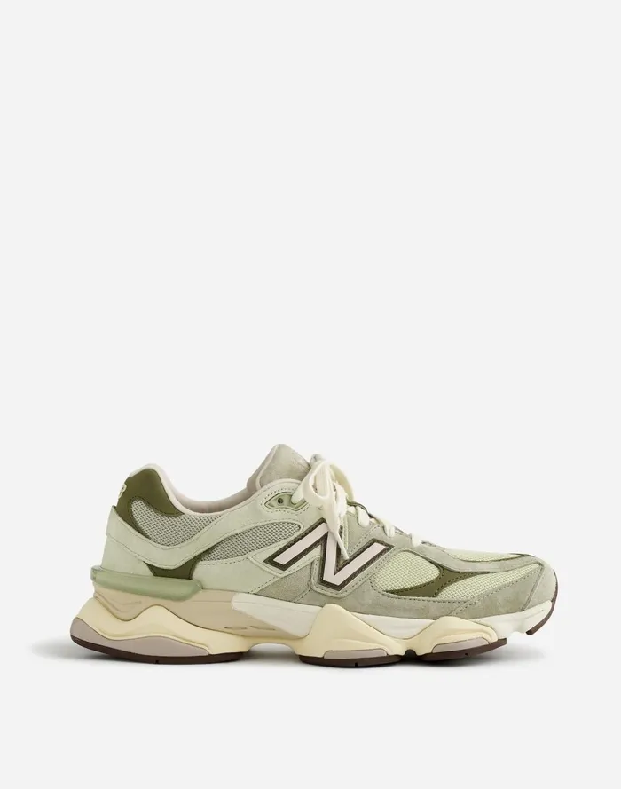 Women Sneakers Madewell New Balance Unisex 9060 Sneakers Olivine Lichen Green