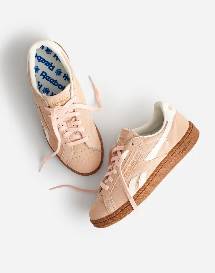 Women Sneakers Madewell Reebok Club C Grounds UK Sneakers Washed Clay Chalk Gum