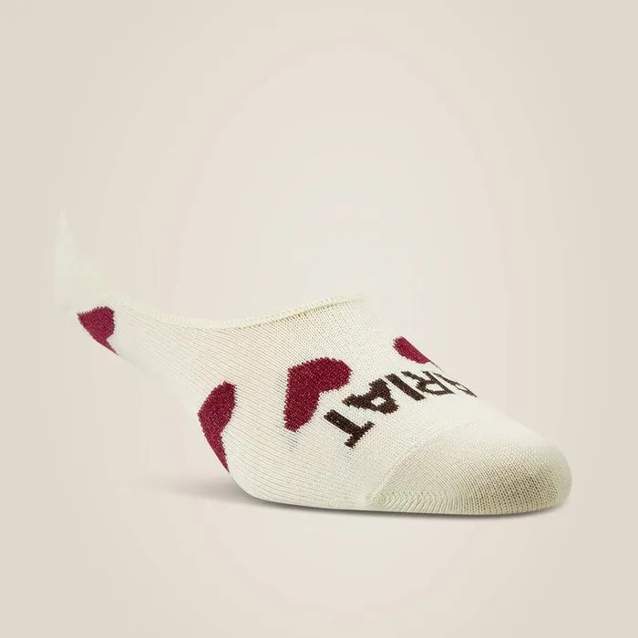Women Socks Ariat No Slip No Show Sock 2 Pair Multi Color Pack Tanandnavyandnatural