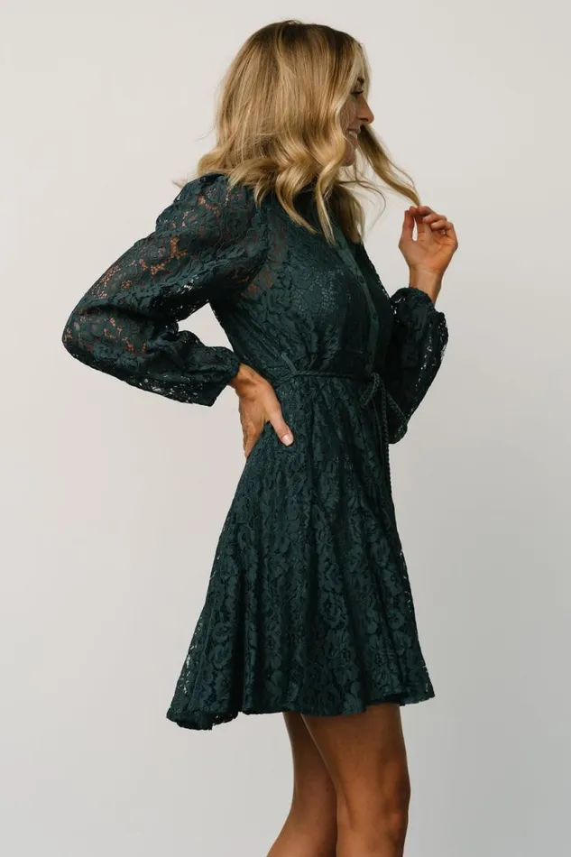 Women Stefan Lace Short Dress Jade Baltic Born Short Dresses Women Stefan Lace Short Dress Jade Baltic Born Short Dresses