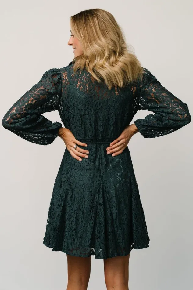 Women Stefan Lace Short Dress Jade Baltic Born Short Dresses Women Stefan Lace Short Dress Jade Baltic Born Short Dresses
