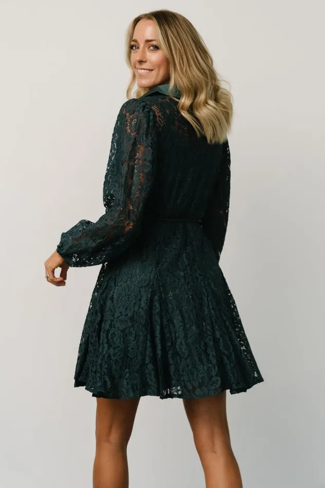 Women Stefan Lace Short Dress Jade Baltic Born Short Dresses Women Stefan Lace Short Dress Jade Baltic Born Short Dresses