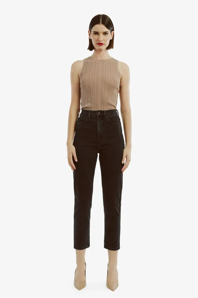 Women Straight Jean Bardot Heidi Straight Leg In Washed Black Washed Black Women Straight Jean Bardot Heidi Straight Leg In Washed Black Washed Black
