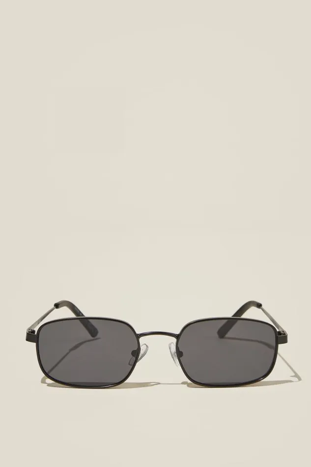 Women Sunglasses Cotton On Taylor Metal Sunglasses Blackblack