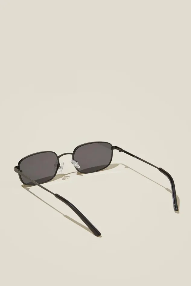 Women Sunglasses Cotton On Taylor Metal Sunglasses Blackblack
