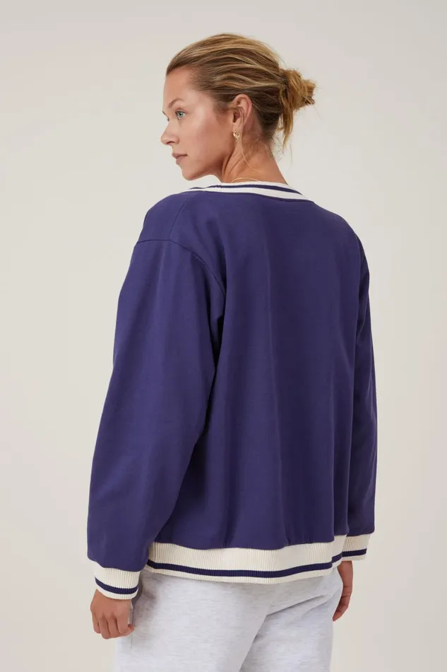 Women Sweats and Hoodies Cotton On Bhwc Cardigan Sweat Quiet Skycoconut Milk Women Sweats and Hoodies Cotton On Bhwc Cardigan Sweat Quiet Skycoconut Milk