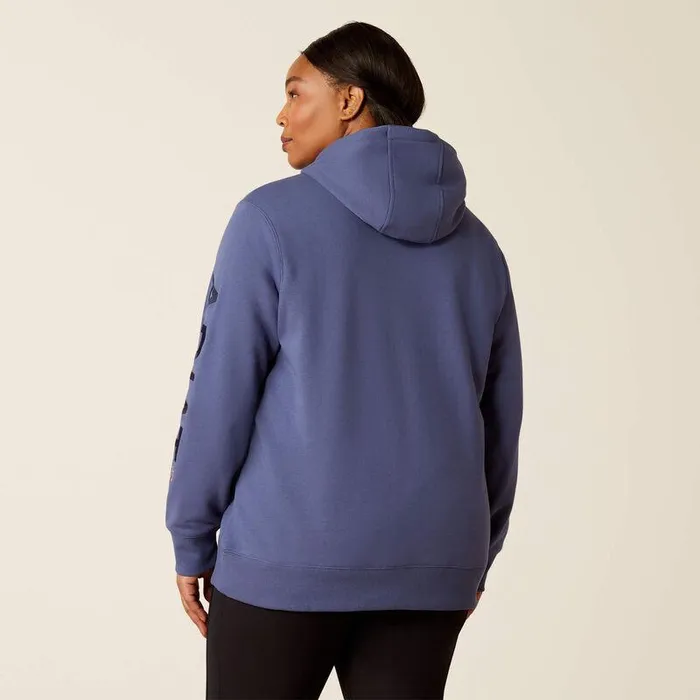 Women Sweatshirts and Hoodies Ariat Rebar Graphic Hoodie Blue Indigonight Sky