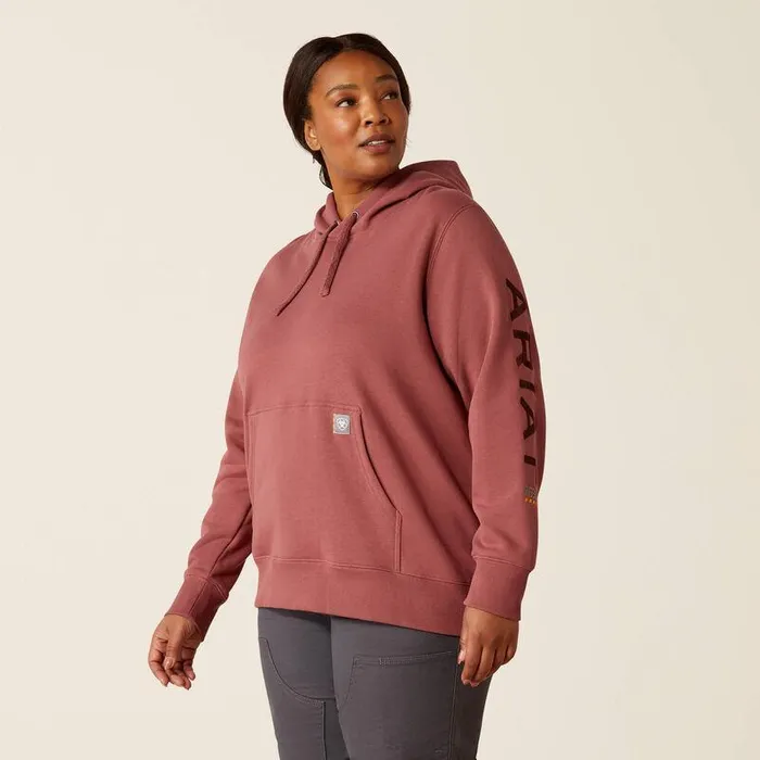 Women Sweatshirts and Hoodies Ariat Rebar Graphic Hoodie Roan Rougecatawba Grape Women Sweatshirts and Hoodies Ariat Rebar Graphic Hoodie Roan Rougecatawba Grape