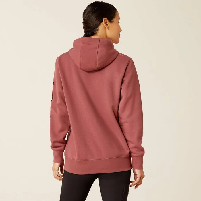 Women Sweatshirts and Hoodies Ariat Rebar Graphic Hoodie Roan Rougecatawba Grape Women Sweatshirts and Hoodies Ariat Rebar Graphic Hoodie Roan Rougecatawba Grape