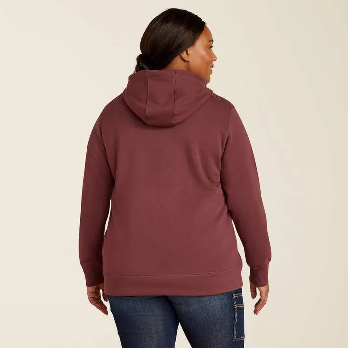 Women Sweatshirts and Hoodies Ariat Rebar Skill Set 12 Zip Hoodie Catawba Grape Women Sweatshirts and Hoodies Ariat Rebar Skill Set 12 Zip Hoodie Catawba Grape