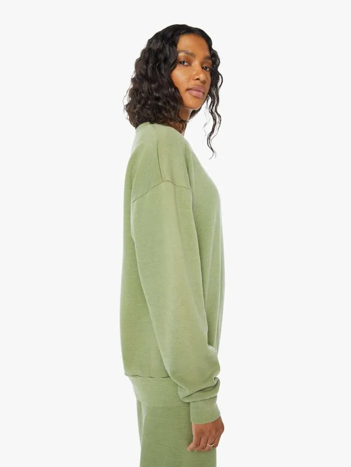 Women Sweatshirts Mother Denim Tiny Logo Sweatshirt Artichoke