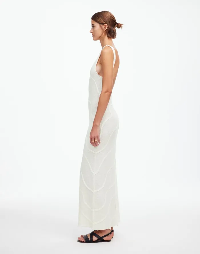Women Swim Madewell Zulu and Zephyr Shea Organic Cotton Swirl Knit Dress Shea